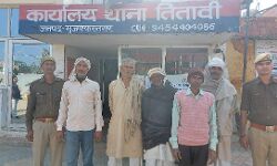 गुडवर्क - पुलिस ने 24 घंटे में पकड़कर हवालात में भेजे 5 वारंटी