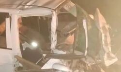 कैंटर से हुई भिड़ंत में कार सवार तीन दोस्तों की मौत- मचा कोहराम