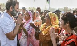 बुजुर्ग महिला ने राहुल को दिया जीत का मंत्र- बनेगी कांग्रेस की सरकार