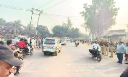 जयंत चौधरी का रोड शो-पुलिस एवं रालोदिये आमने सामने, दोनों जिद पर