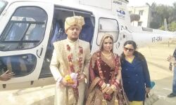 विहिप जिला मंत्री के ठाठ- उड़न खटोले में दुल्हन लेकर लौटा बेटा विहिप जिला मंत्री के ठाठ- उड़न खटोले में दुल्हन लेकर लौटा बेटा