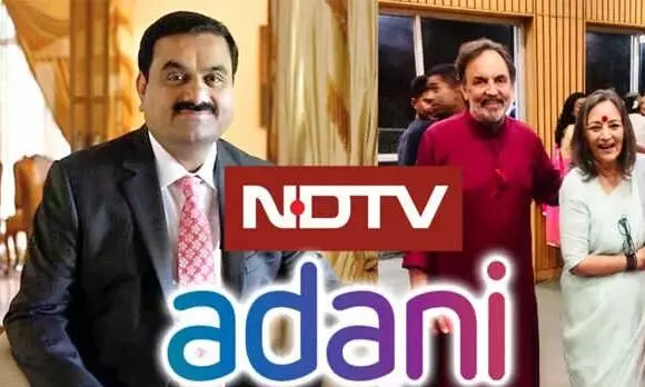 रॉय दम्पिति ने अपने शेयर अडानी को बचने की घोेषणा की