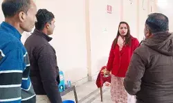 महिला अधिकारी ने निरीक्षण कर जाना रैन बसेरों का हाल