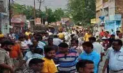 भाजपा एमएलसी के भाई की वजह से लोगो में तनाव, तोड़े मकान व् दुकान