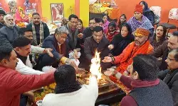 जोशीमठ आपदा निवारण के लिए किया विशेष सूर्य महायज्ञ