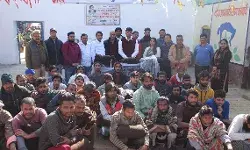 जेल में बंदियों को वितरित किये गये गर्म कम्बल