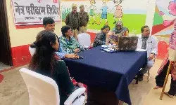 कारागार में निरूद्ध महिला बंदियों के नेत्र परीक्षण एंव जांच का लगा शिविर