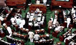 विपक्ष के हंगामे के कारण राज्यसभा की कार्यवाही स्थगित विपक्ष के हंगामे के कारण राज्यसभा की कार्यवाही स्थगित