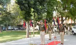 ADG ने किया पुलिस दफ्तर का निरीक्षण- बैठक में अफसरों को दिए निर्देश