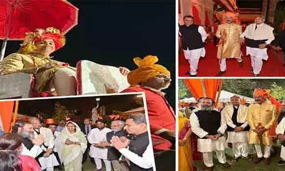 भंवर जितेन्द्र सिंह की बेटी की हुई राजशाही शादी, हाथी पर बैठकर हुए रवाना