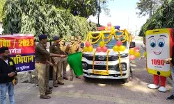 एसपी सिटी ने वाहन को दिखाई हरी झंडी- बोले बनाना है विश्वास का वातावरण