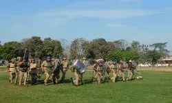 रिहर्सल- दंगा होते ही पुलिस ने संभाला मोर्चा- दंगाइयों के मंसूबे विफल