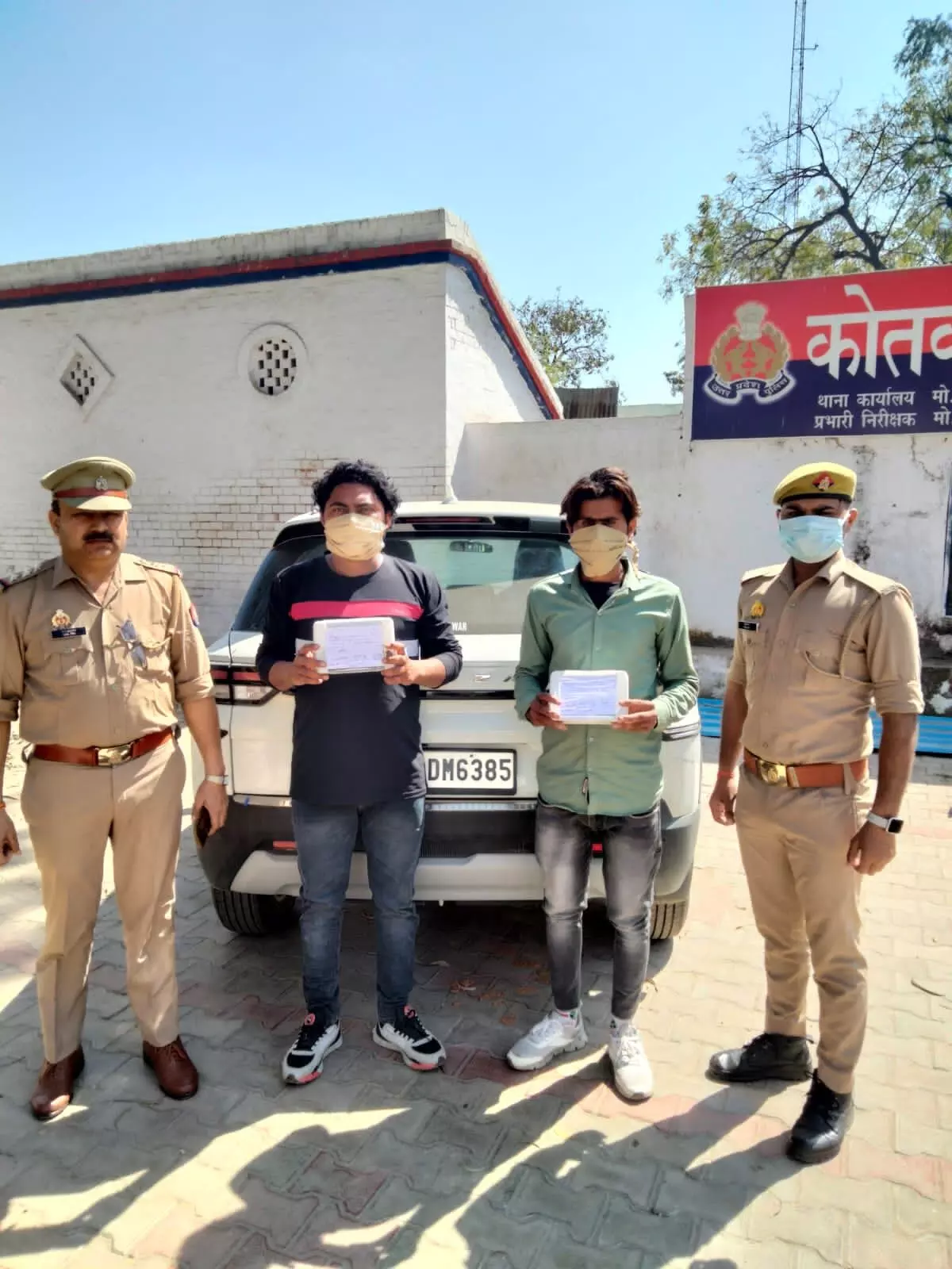 पुलिस का साइबर ठगों पर शिकंजा- दो आरोपियों को दबोचा