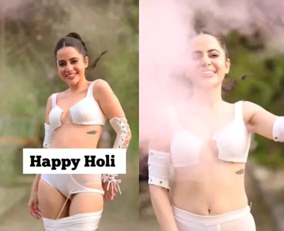 उर्फी का गुलाबी कहर- वीडियो में दिखा रंगो का धुआं- यूजर बोला जिंदा जला दो उर्फी का गुलाबी कहर- वीडियो में दिखा रंगो का धुआं- यूजर बोला जिंदा जला दो