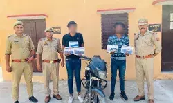 मोबाइल लूटने वाले दो शातिर चोरों को पुलिस ने धर दबोचा