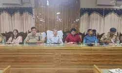 आगामी त्यौहारों को लेकर कलेक्टर-कमांडर ने की शान्ति समीति की मीटिंग