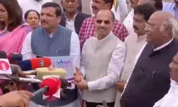 अडाणी मुद्दे पर जेपीसी की मांग- विपक्षी सांसद हिरासत में लिए अडाणी मुद्दे पर जेपीसी की मांग- विपक्षी सांसद हिरासत में लिए