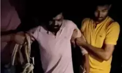 दरोगा की पिस्टल छीनकर भागा रेप एवं हत्या का आरोपी- की फायरिंग