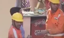 रेस्क्यू देखने पहुंचे CM को देखते ही लगे हाय-हाय और मुर्दाबाद के नारे