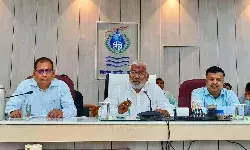 मंत्री ने की बाढ़ कार्यों की समीक्षा बैठक- पूर्ण कर लिए जाने के दिए निर्देश