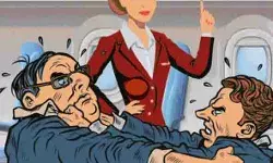 पैसेंजर ने की फ्लाइट में क्रू मेंबर से मारपीट- 4 घंटे बाद लौटी फ्लाइट