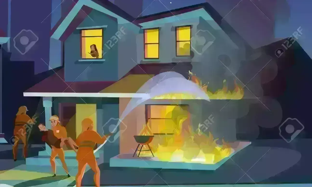 घर में लगी आग से चार बच्चों समेत इतने लोग झुलसे- मचा कोहराम घर में लगी आग से चार बच्चों समेत इतने लोग झुलसे- मचा कोहराम