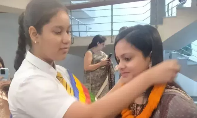मदर्स डे पर नन्हे मुन्नों ने किया माताओं का अभिनंदन