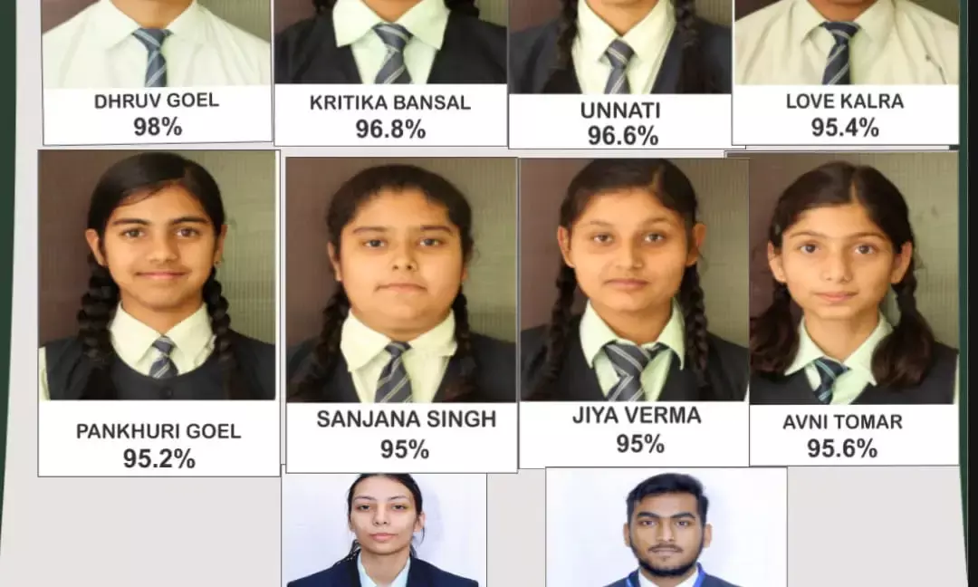 माउंट लिट्रा जी स्कूल के इंटर हाईस्कूल के परिणाम में बच्चों ने किया टॉप