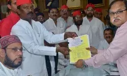 एमएलसी चुनाव- सपा प्रत्याशियों ने भरे पर्चे- अखिलेश रहे नदारद