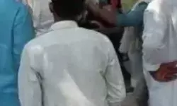 भाजपा नेताओं में जमकर चले लात घूसे- थानेदार ने शांत कराया मामला