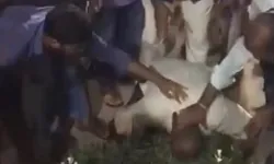 नशे में धुत होकर शिवाजी की प्रतिमा के पास किया पेशाब- पब्लिक ने किया.. नशे में धुत होकर शिवाजी की प्रतिमा के पास किया पेशाब- पब्लिक ने किया..