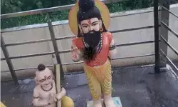 बाबा कालूराम की मूर्ति खंडित होने से कश्यप समाज में उबाल