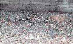 13 करोड़ की शराब पर चला रोड रोलर- महंगे ब्रांड भी चूर्ण बने