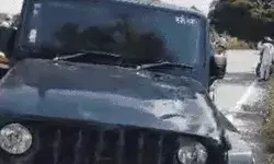 सांसद का स्टीकर लगी थार ने मां बेटे की ली जान- लोगों ने ड्राइवर को..