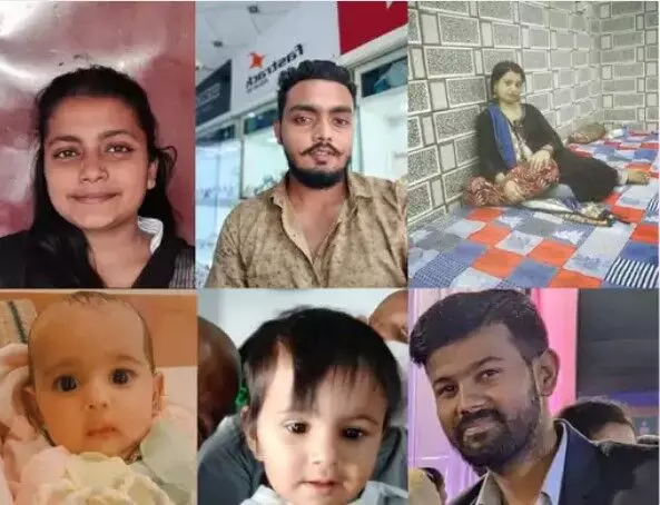 हाईवे पर जानवर बचाने में 6 की मौत- दरवाजा काटकर निकाली लाशें हाईवे पर जानवर बचाने में 6 की मौत- दरवाजा काटकर निकाली लाशें