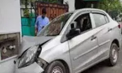 योगी सरकार के कैबिनेट मंत्री के घर में घुसी बेकाबू हुई कार- मचा हड़कंप