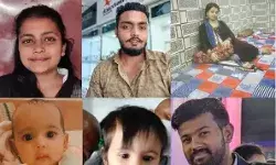 हाईवे पर जानवर बचाने में 6 की मौत- दरवाजा काटकर निकाली लाशें हाईवे पर जानवर बचाने में 6 की मौत- दरवाजा काटकर निकाली लाशें