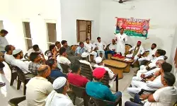 क्रांति दिवस पर सपा ने जिलेभर में की 45 जन पंचायत - BJP पर साधा निशाना