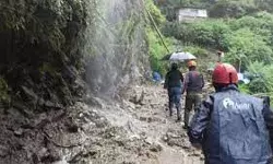 भूस्खलन में लापता हुए बीस व्यक्तियों में से एक का शव बरामद भूस्खलन में लापता हुए बीस व्यक्तियों में से एक का शव बरामद