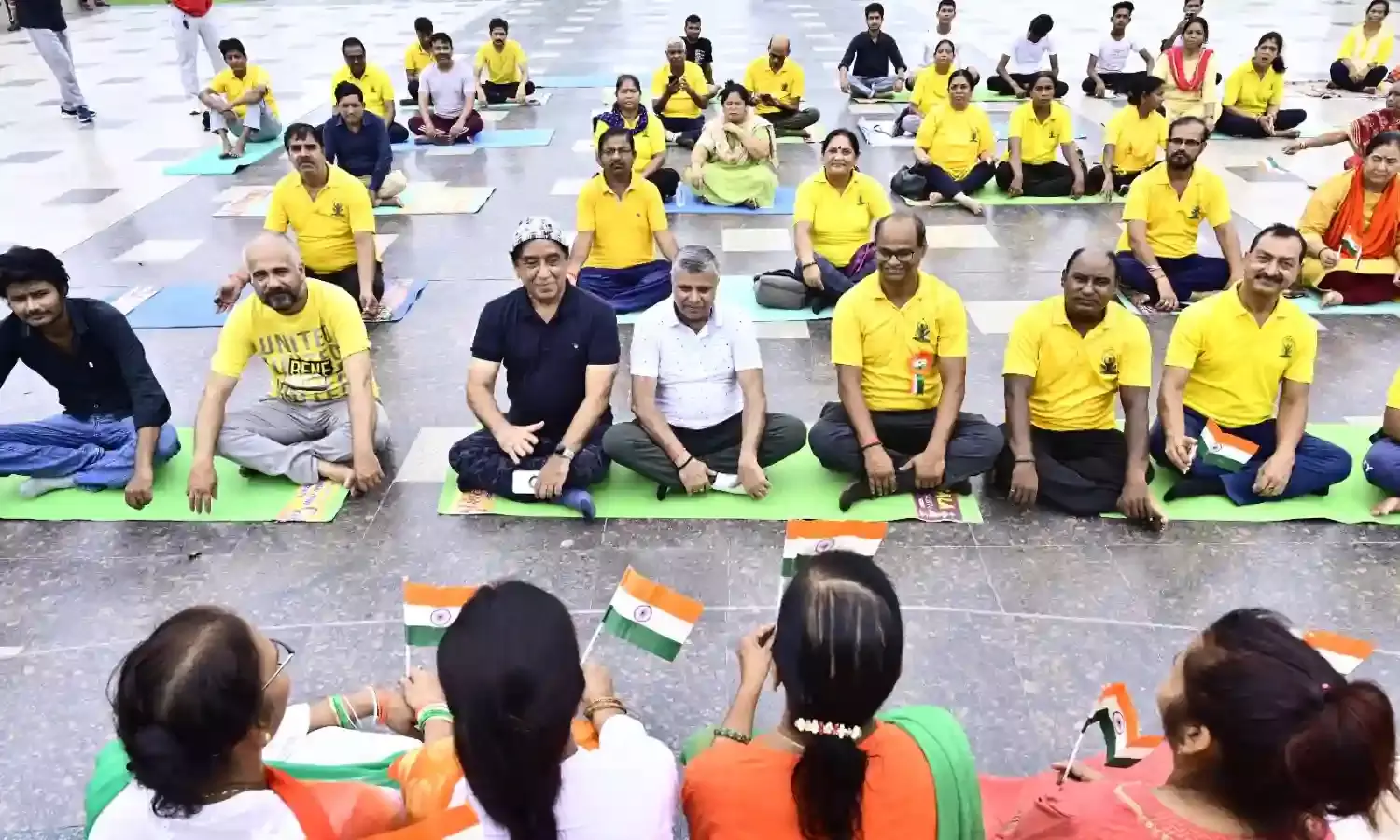 जश्न आजादी ट्रस्ट ने किया विशाल योग प्रशिक्षण शिविर का आयोजन