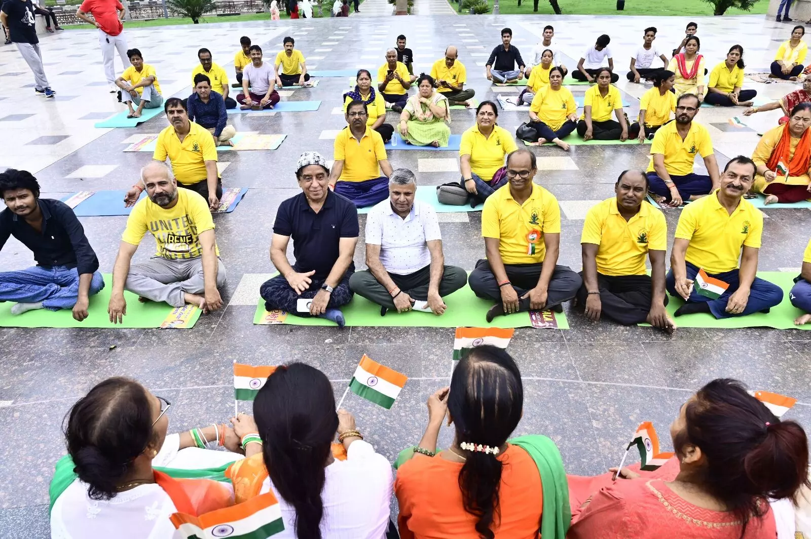 जश्न आजादी ट्रस्ट ने किया विशाल योग प्रशिक्षण शिविर का आयोजन