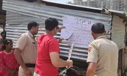 गुरुग्राम की बस्ती में नफरती पोस्टर- 2 दिन में झुग्गियां खाली कर दो... गुरुग्राम की बस्ती में नफरती पोस्टर- 2 दिन में झुग्गियां खाली कर दो...