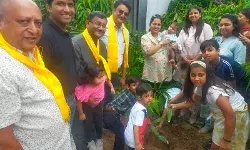 नारायणी शाखा ने संस्कृति सप्ताह में फलदार व छायादार वृक्षारोपण