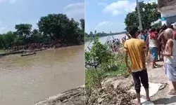 स्कूली बच्चों से भरी नाव नदी में समाई- सवार थे 32 बच्चे- जुटे गोताखोर स्कूली बच्चों से भरी नाव नदी में समाई- सवार थे 32 बच्चे- जुटे गोताखोर