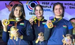 भारत ने निशानेबाजी मे स्वर्ण और रजत पदक जीता