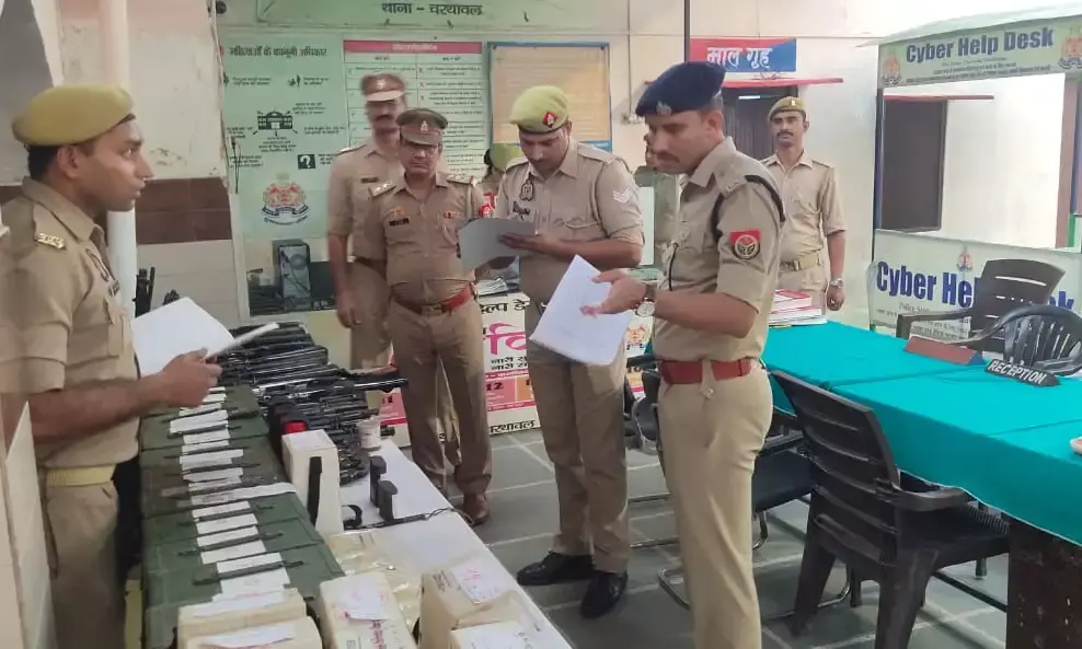 SP सिटी ने किया अर्द्धवार्षिक निरीक्षण- सम्बंधित को दिये आवश्यक निर्देश