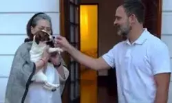 राहुल ने मां सोनिया को दिया गिफ्ट-गांधी परिवार में आया नन्हा मेहमान