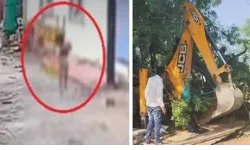 रेप कांड के आरोपी के घर चला बुलडोजर- कर दिया मकान ध्वस्त रेप कांड के आरोपी के घर चला बुलडोजर- कर दिया मकान ध्वस्त