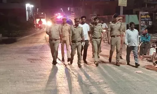 एसपी सिटी ने किया फ्लैग मार्च- लोगों को कराया सुरक्षा का एहसास