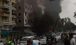 नासिक में आग लगने से तीन दुकानें जलकर खाक